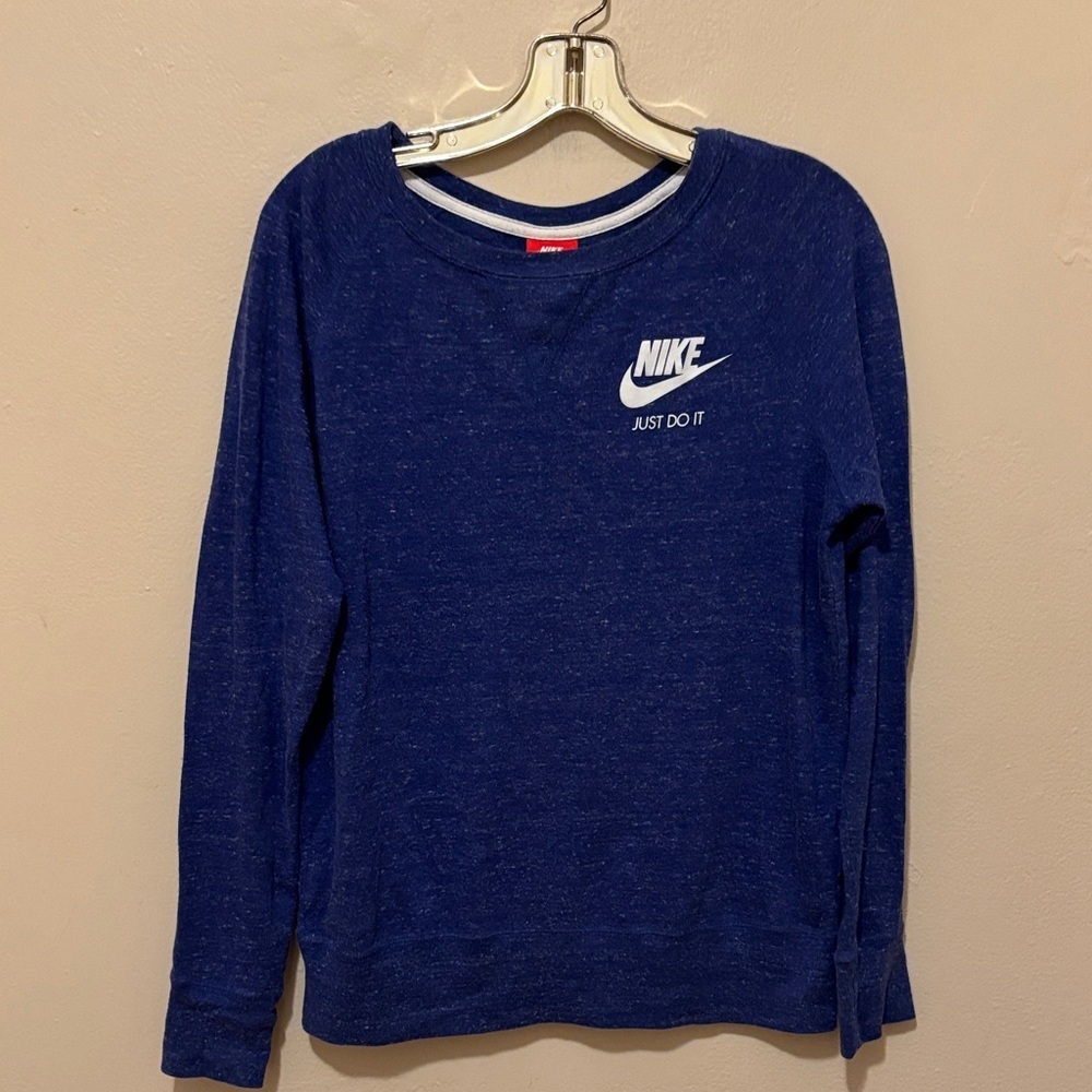 Nike Blue Sweatshirt with Logo